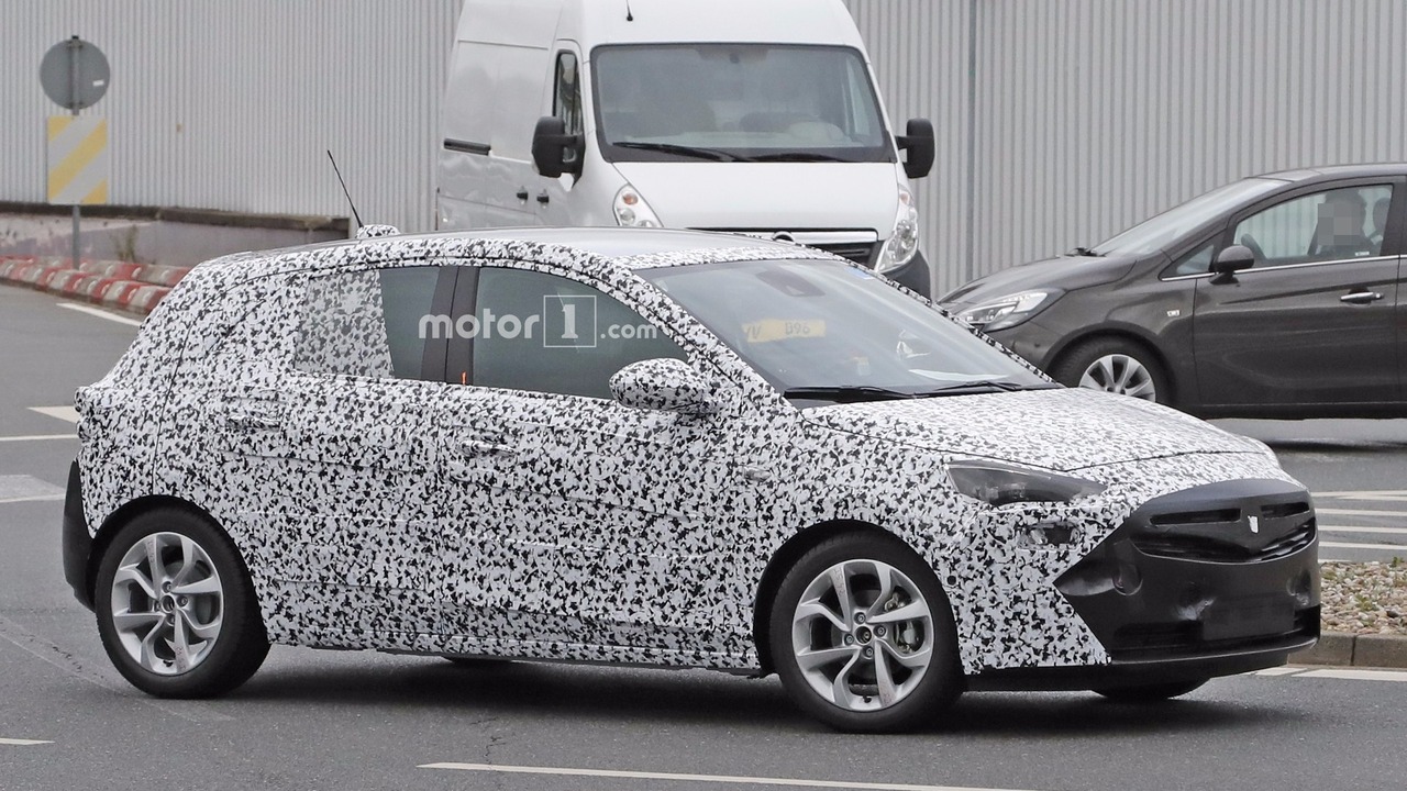 2018 Opel Corsa spy photo