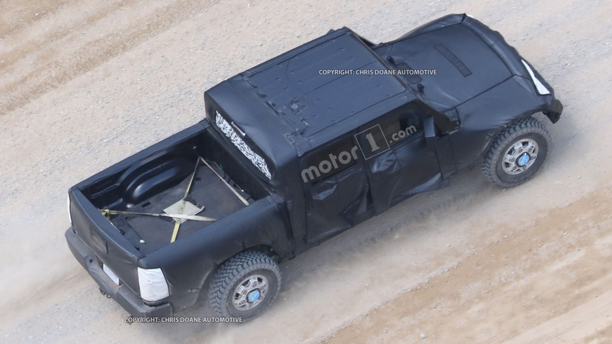 Jeep Wrangler pickup truck spy