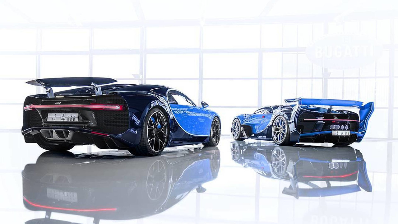 Bugatti Chiron and Vision Gran Turismo