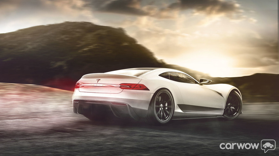 Tesla Model R rendering by CarWow